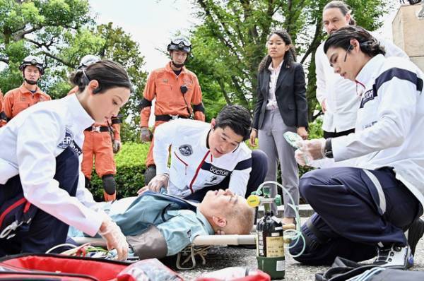 「TOKYO MER」第9話　賀来賢人“音羽”「チョコ…ですかね」に「尊すぎ」の声、要潤“千住”が大活躍でトレンド入りも