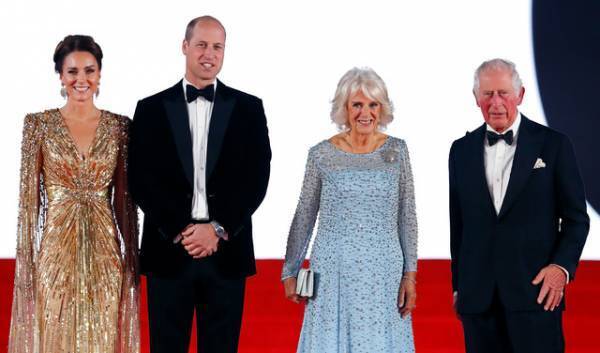 『007／ノー・タイム・トゥ・ダイ』のプレミアにウィリアム王子＆キャサリン妃ら王室メンバーが出席