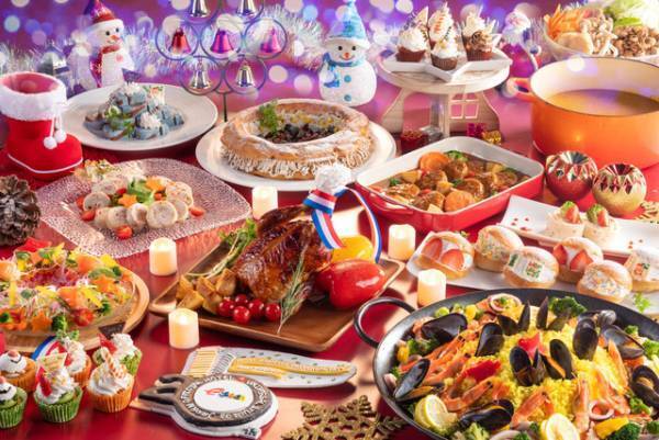 【USJ】人気のマリトッツォも充実！ホテル近鉄ユニバーサル・シティ開業20周年記念、クリスマスパーティーフェアでおいしいXmas