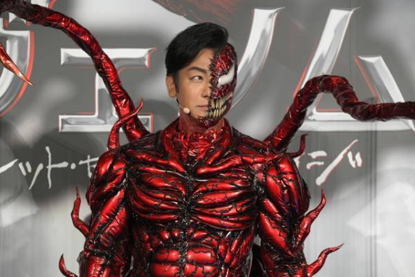 カーネイジ役は片岡愛之助！ヴェノムとの戦いは「獅童VS愛之助」