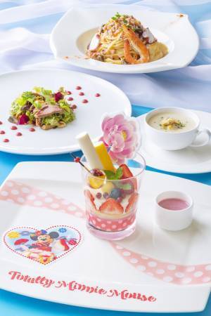 【ディズニー】人気のアフタヌーンティーセットがミニーのイメージに！SPイベント「トータリー・ミニーマウス」連動メニュー