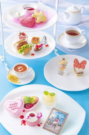 【ディズニー】人気のアフタヌーンティーセットがミニーのイメージに！SPイベント「トータリー・ミニーマウス」連動メニュー
