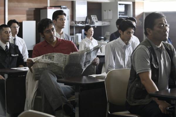 磯村勇斗、阿部寛に「感謝しかありません」“バディ”写真解禁『異動辞令は音楽隊！』