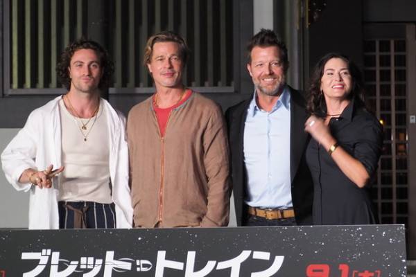 3年ぶり14回目来日のブラッド・ピット、初の厄除けに魅せられる「涙目になってしまった！」