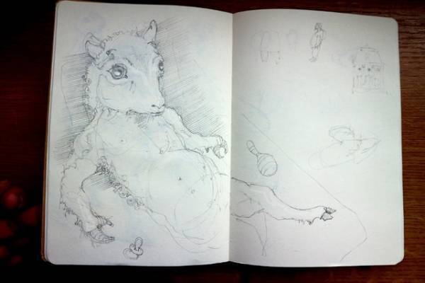 『LAMB／ラム』“アダ”のスケッチ画＆監督直筆ストーリーボード解禁