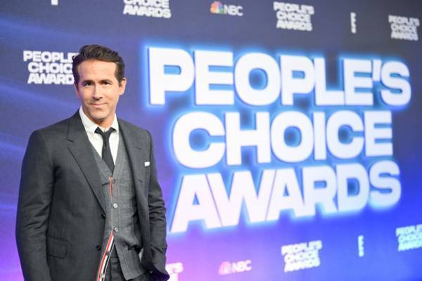 ピープルズ・チョイス・アワード授賞式開催　ライアン・レイノルズがピープルズ・アイコン賞受賞