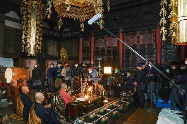 国宝・重要文化財で奇跡の撮影『レジェンド＆バタフライ』メイキング写真