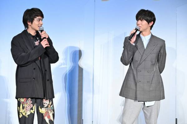 北村匠海、中川大志との共演は「宿命」松岡茉優＆古川琴音と『スクロール』舞台挨拶に登場