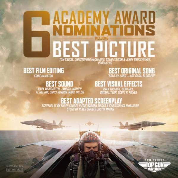 『トップガン マーヴェリック』アカデミー賞6部門ノミネート記念“追いトップガン”上映決定