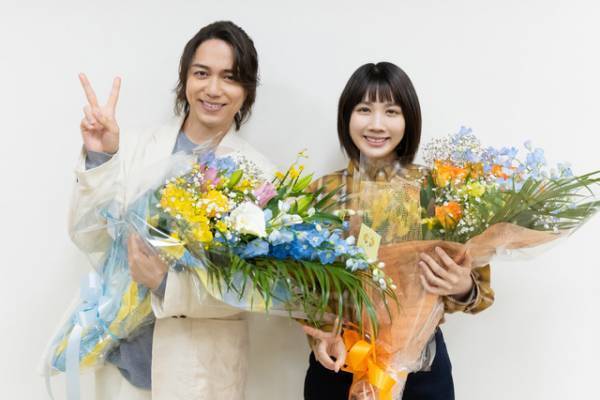 山崎育三郎＆松本穂香「リエゾン」クランクアップ！「とても寂しいです」
