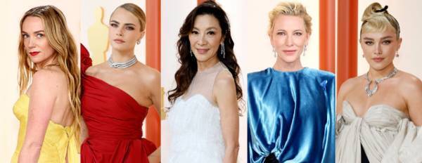 【第95回アカデミー賞】今年のカーペットは“シャンパン”！色鮮やかなドレスに注目