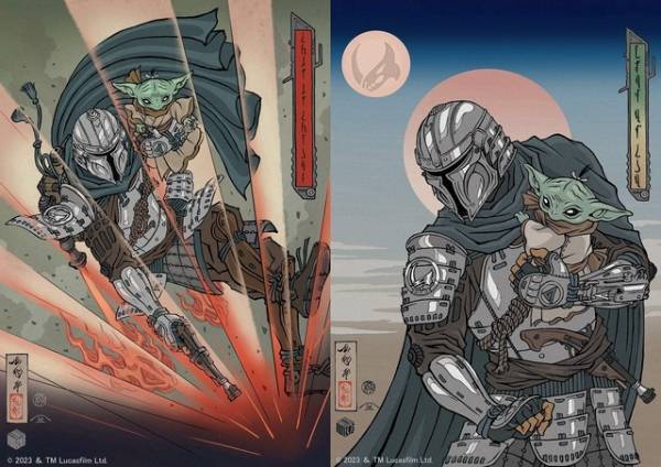 ペドロ・パスカルも絶賛「マンダロリアン」ルーカスフィルム公認“浮世絵特別ビジュアル”解禁