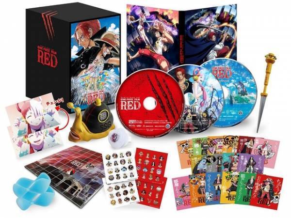 電伝虫オルゴール＆ランスのボールペンなど『ONE PIECE FILM RED』デラックス・リミテッド・エディション全貌発表