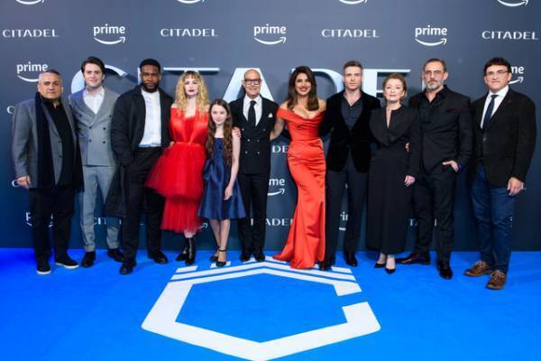 ルッソ兄弟製作「シタデル」ワールドプレミア開催 リチャード・マッデン＆スタンリー・トゥッチらが登壇