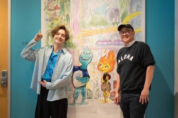 『マイ・エレメント』出演の玉森裕太、LAのスタジオを訪問！ 日本人声優初、歴史に名を刻む