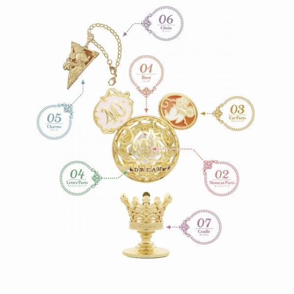 【ディズニー】好きなパーツを組み合わせて自分の思い出を形にできるグッズ、「モーメンツゴーラウンド」8月17日発売