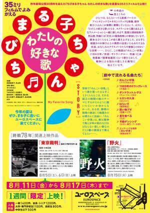 『ちびまる子ちゃん わたしの好きな歌』35ミリフィルムで１週間限定上映