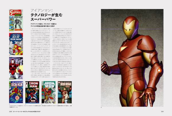 スパイダーマンやアイアンマンの変遷も「マーベルコミックスのデザイン」発売