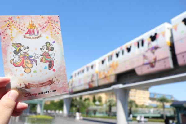 【ディズニー】全4つの駅をめぐって40周年スタンプカードの完成を目指そう！ディズニーリゾートラインのスタンプラリーを体験