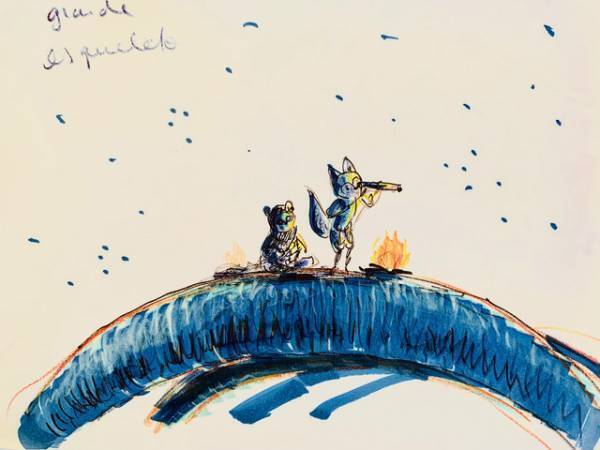 『ペルリンプスと秘密の森』監督、ジブリ映画から「多くのことを学んでいる」インタビュー＆手描きイメージボード公開