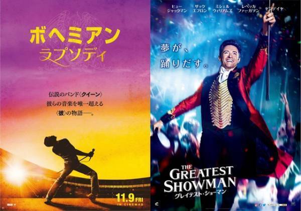 109シネマズプレミアム新宿、開業半年記念で『ボヘミアン・ラプソディ』『グレイテスト・ショーマン』上映