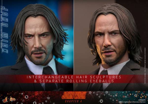 『ジョン・ウィック：コンセクエンス』ジョン・ウィック＆ケインのフィギュアが登場！ 多様な付属品も