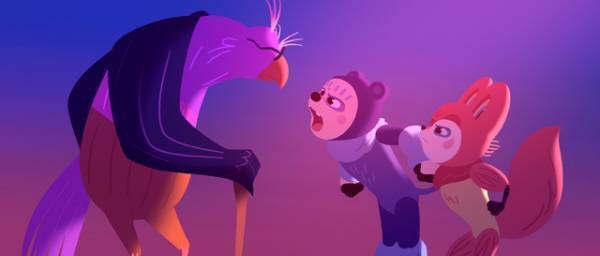 カートゥーン風で描かれた『ペルリンプスと秘密の森』本編特別映像