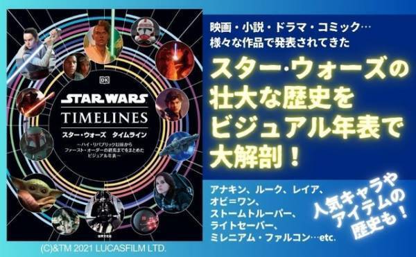 「スター・ウォーズ タイムライン」発売　壮大な歴史をビジュアル年表で紹介
