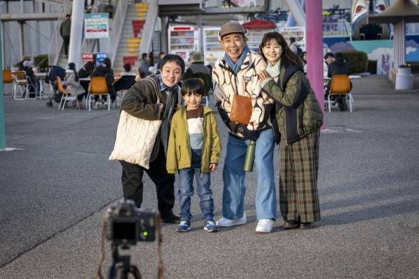 “父娘”木梨憲武＆奈緒が遊園地に…認められない婚約者・濱田岳“一馬”親子も合流？「春になったら」第3話