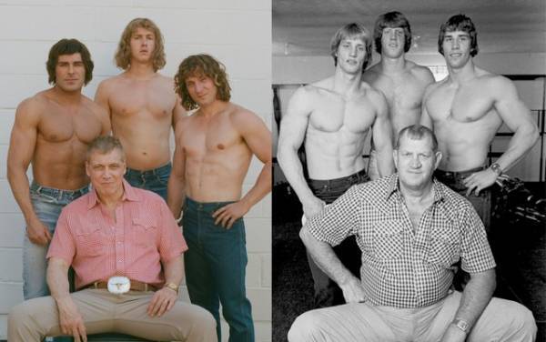 ザック・エフロンらによる驚きの“再現度”『アイアンクロー』プロレス一家比較写真＆特別映像