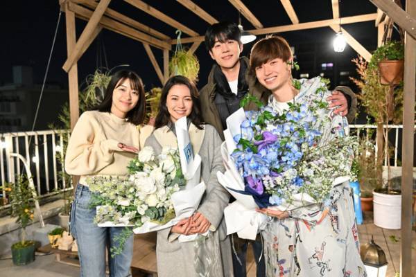 二階堂ふみ＆チェ・ジョンヒョプ、屋上でクランクアップ「Eye Love You」