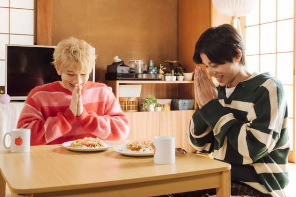 赤澤遼太郎＆高橋健介、“ゼロ距離”新映像＆場面写真『アキはハルとごはんを食べたい ２杯目！』