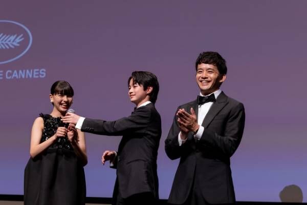 新人俳優たちが涙…池松壮亮＆奥山大史監督ら『ぼくのお日さま』に約8分間のスタンディングオベーション