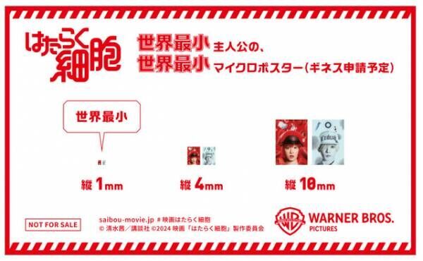 永野芽郁＆佐藤健、今後発表予定キャラのヒントも…？『はたらく細胞』ポスター