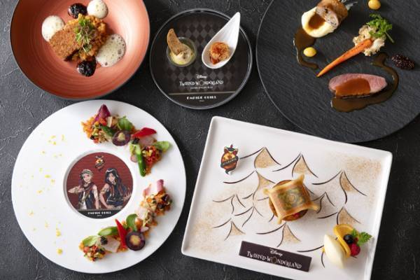 【ディズニー】「ツイステ」7つの寮をテーマにしたコース料理、10月以降の4寮の詳細発表