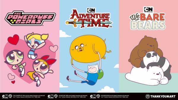 「サンキューマート」で「パワパフ」「アドベンチャー・タイム」コラボ雑貨発売！ 先行予約受付開始