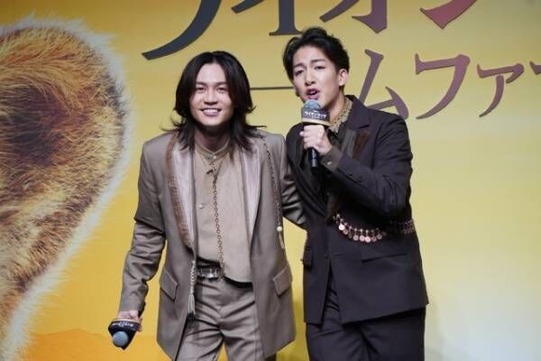 尾上右近と松田元太“兄弟の絆”で『ライオン・キング：ムファサ』劇中歌を熱唱