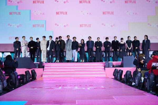 イム・シワン「応援してください」日本語でコメントも　「イカゲーム2」ソウルプレミア