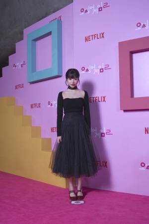 イム・シワン「応援してください」日本語でコメントも　「イカゲーム2」ソウルプレミア