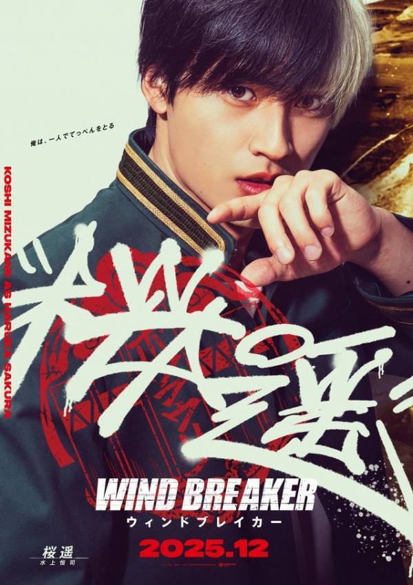 水上恒司が実写『WIND BREAKER』で“桜遥”に！“防風鈴”キャスト＆特報解禁