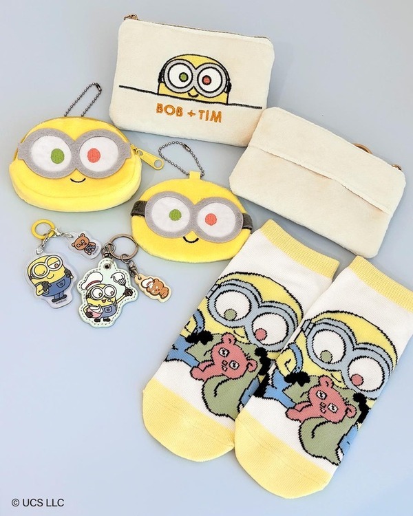 『怪盗グルー／ミニオンズ』Bob+Timコラボ雑貨がサンキューマートに登場！先行予約受付中