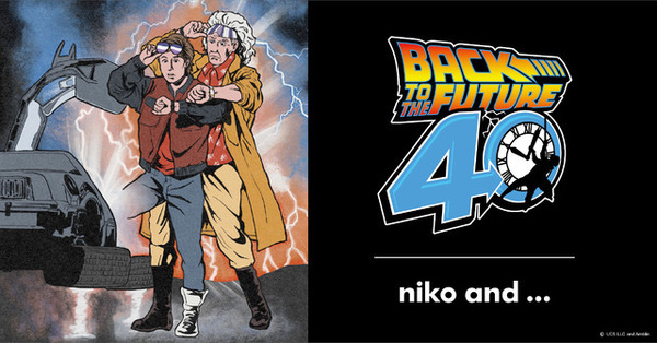 「niko and ...」×『バック・トゥ・ザ・フューチャー』コラボアイテム発売！ 先行予約開始