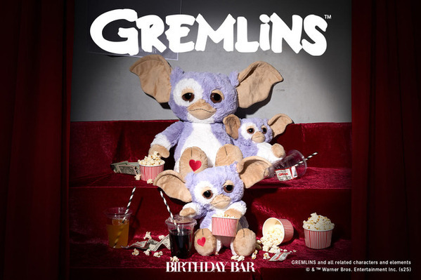 “ライラックグレー”のギズモが登場「GREMLINS×BIRTHDAY BAR」コラボレーション第7弾