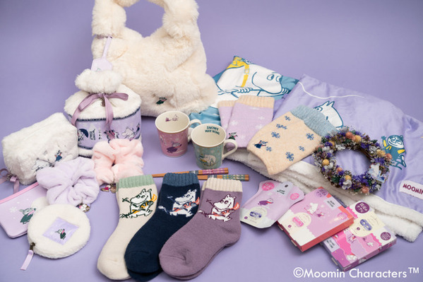冬を過ごすムーミンの新商品シリーズ「SNOWY WAY HOME」登場