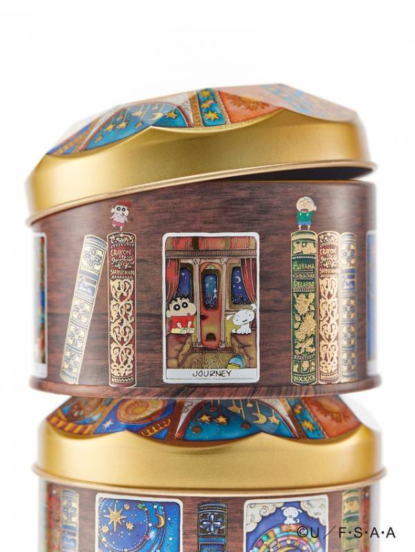 「クレヨンしんちゃんトレイン缶」が新登場！しんちゃんとシロが魔法の列車で宇宙の旅