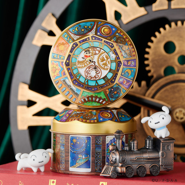 「クレヨンしんちゃんトレイン缶」が新登場！しんちゃんとシロが魔法の列車で宇宙の旅
