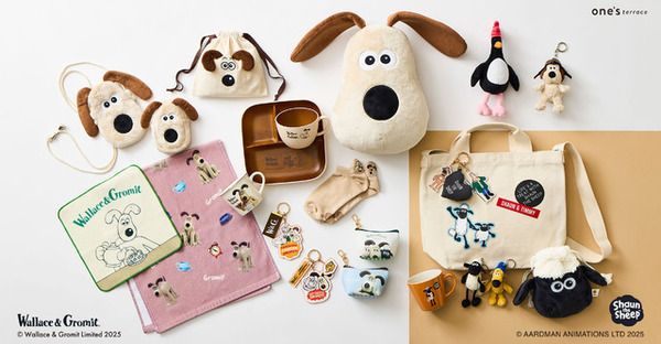 「ウォレスとグルミット」「ひつじのショーン」グッズが登場　店頭イベント開催