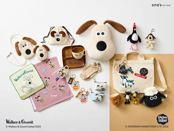 「ウォレスとグルミット」「ひつじのショーン」グッズが登場　店頭イベント開催