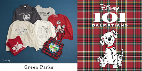 『101匹わんちゃん』ニット＆スウェットなど発売「Green Parks」Disney Collection