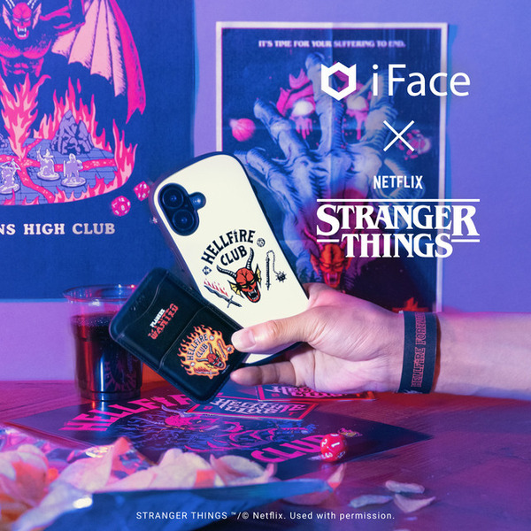 iFace×Netflixシリーズ「ストレンジャー・シングス」コラボアイテムが初登場
